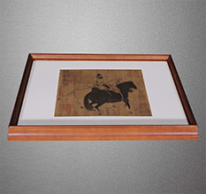 岳阳楼书画装裱配框服务案例